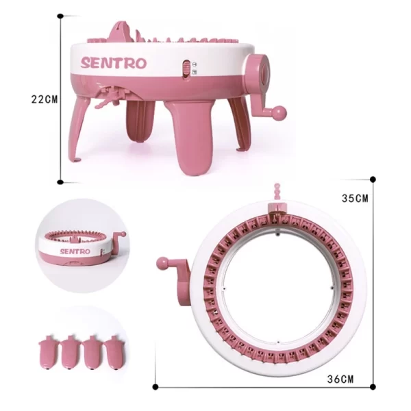 Máquina De Tricô Tecelagem Inteligente Loom Rodada Máquinas Para O Chapéu Meia Rotação Tear - Image 4