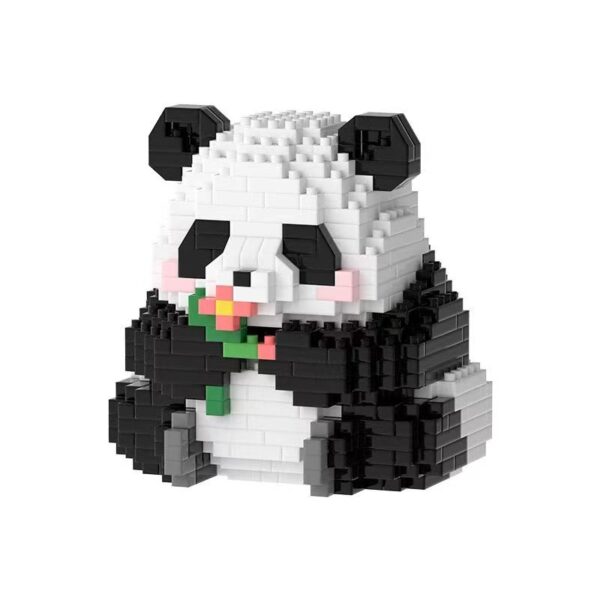 Quebra Cabeça 3d Infantil Panda Fofo em Blocos de Lego - Image 3