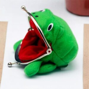 Porta Moeda Infantil Engraçado de Sapo