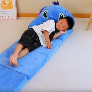 Sofa cama infantil azul de personagem Lilo Stitch